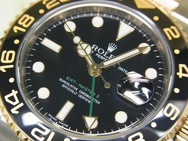 ロレックス GMTマスターII SS×YGコンビ 116713LN M番 - 腕時計専門店