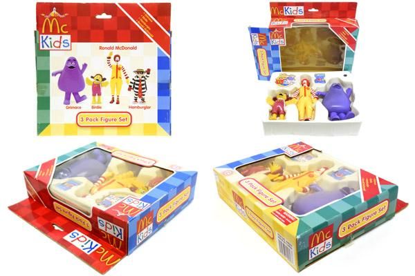 McDONALD'S/マクドナルド・Mc Kids/マックキッズ 「3 Pack Figure Set