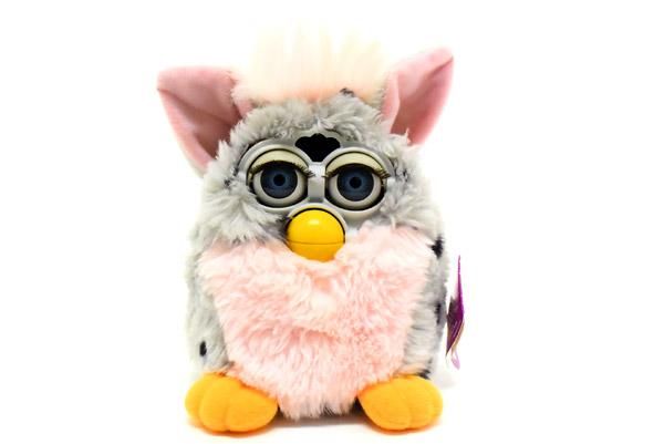 Furby/ファービー・グレー×ブラックドット・ピンク×イエロー・英語ver
