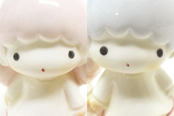 LittleTwinStars リトルツインスターズ キキララ 陶器製 貯金箱 1976年