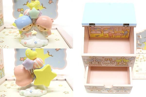 LittleTwinStars リトルツインスターズ キキララ ジオラマ風チェスト