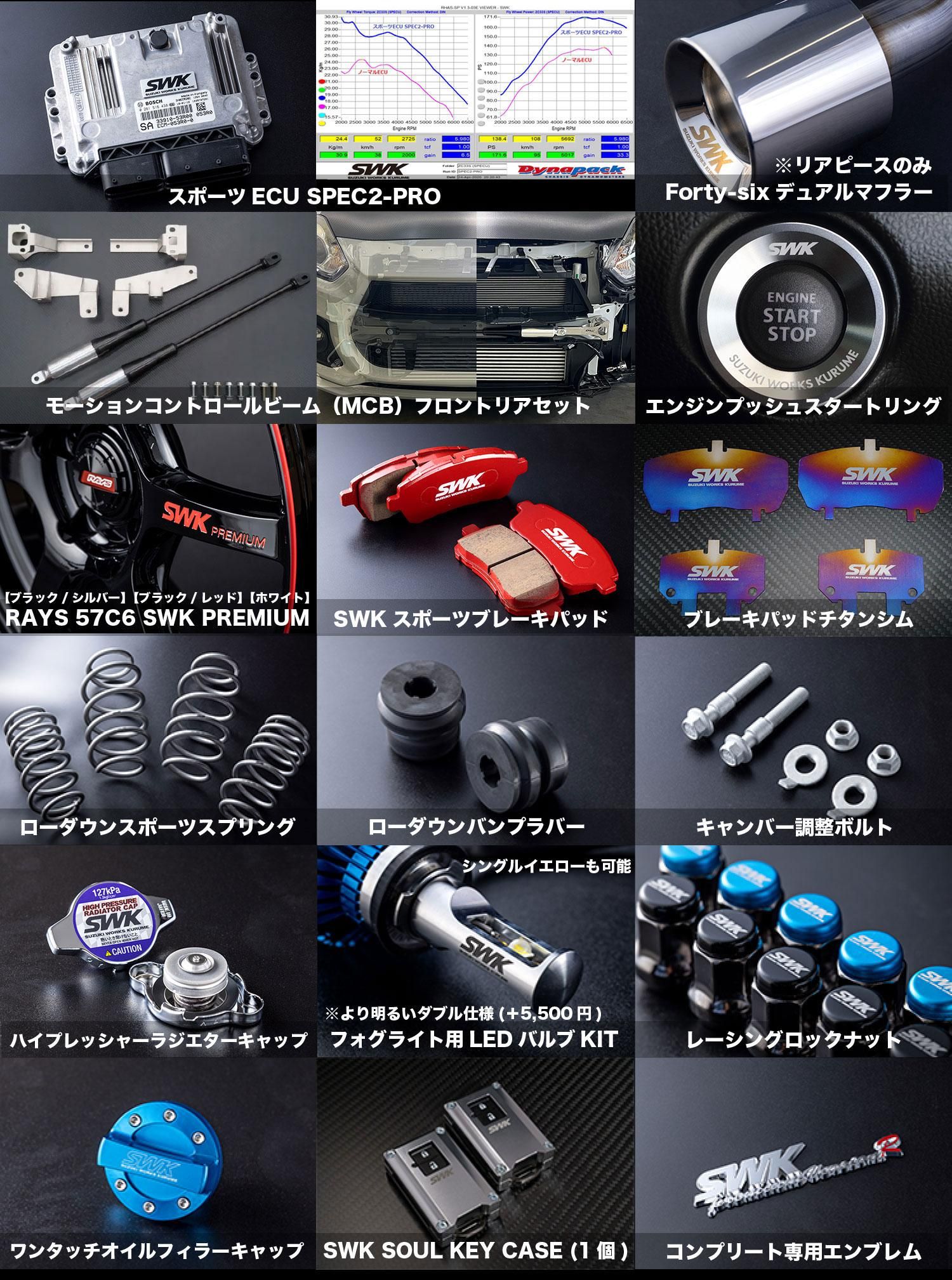 ZC33S スイフトスポーツ SWK COMPLETE Premium STAGE1 Limited