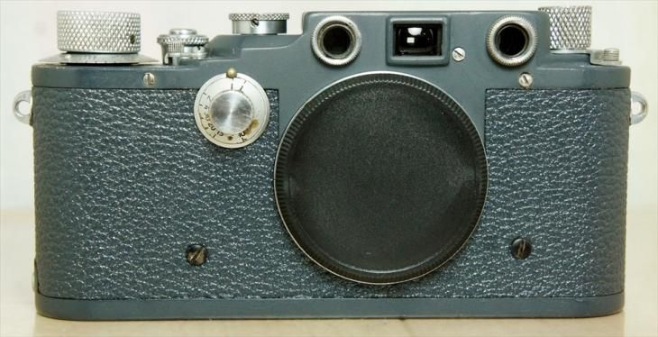 後塗りグレー仕様☆バルナックライカIIIc（3c）前期型段付き