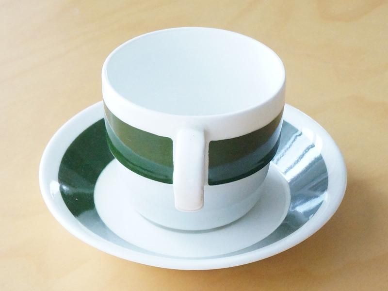 GUSTAVSBERG グスタフスベリ BENPORSLIN コーヒーカップ＆ソーサー