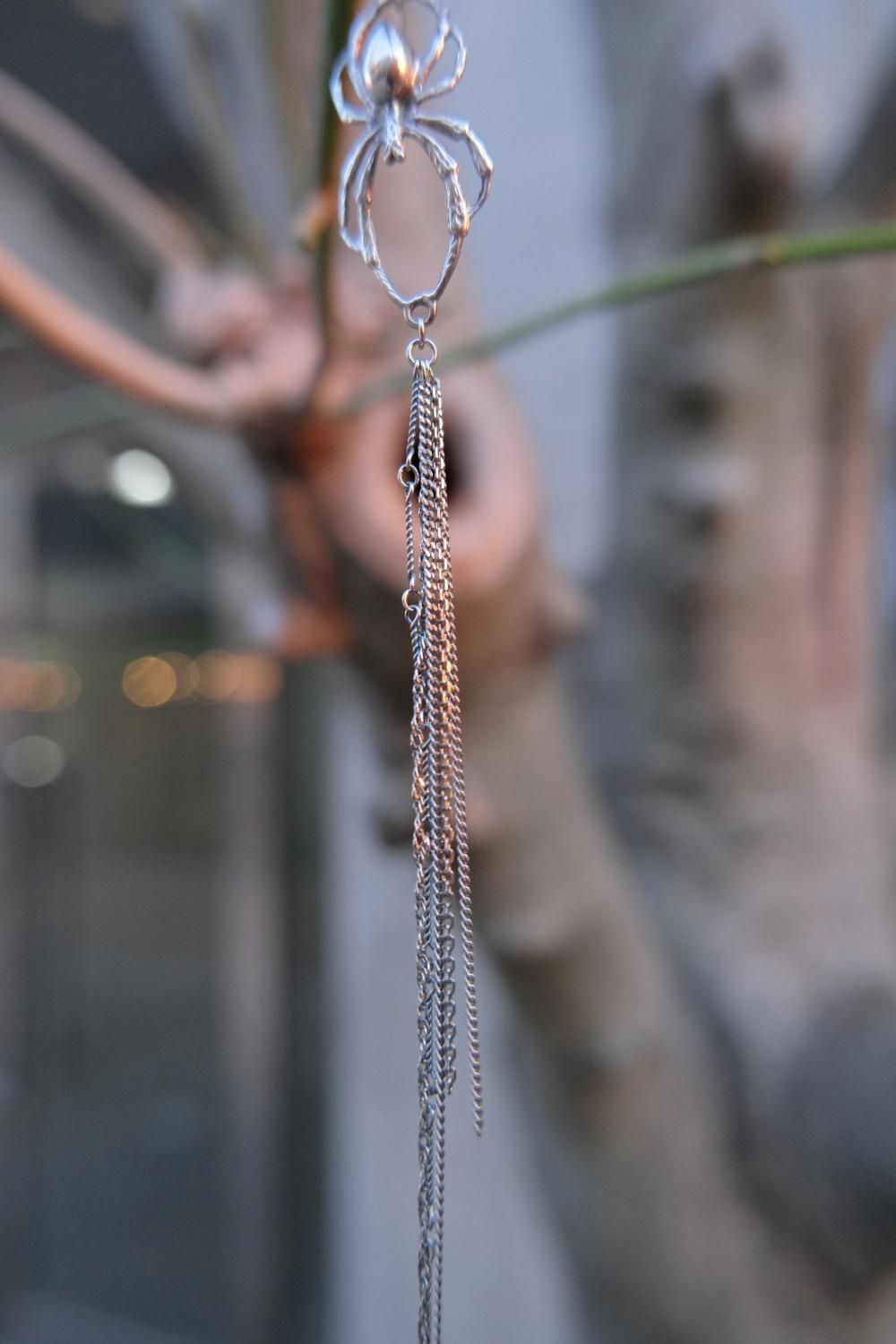 gunda [ガンダ] NOTE PIERCE＜スパイダーピアス＞ SILVER