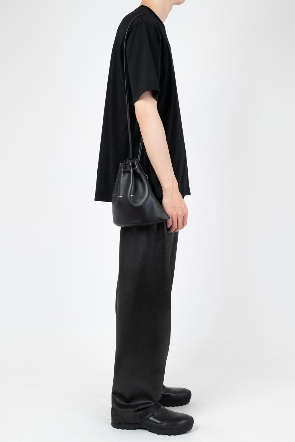 LAD MUSICIAN ラッドミュージシャン SHEEP LEATHER DRAWSTRING BAG