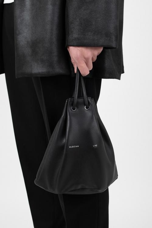 LAD MUSICIAN ラッドミュージシャン SHEEP LEATHER DRAWSTRING BAG