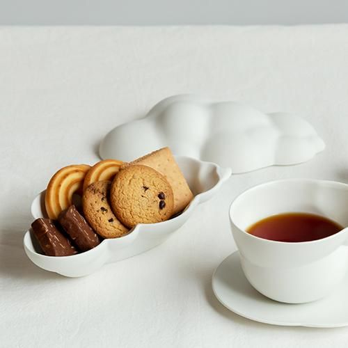 くもの形の器 Cloud nine 蓋物 | 224porcelain