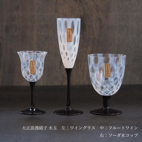 大正浪漫ソーダ氷コップ|水玉 - 廣田硝子 公式Online shop
