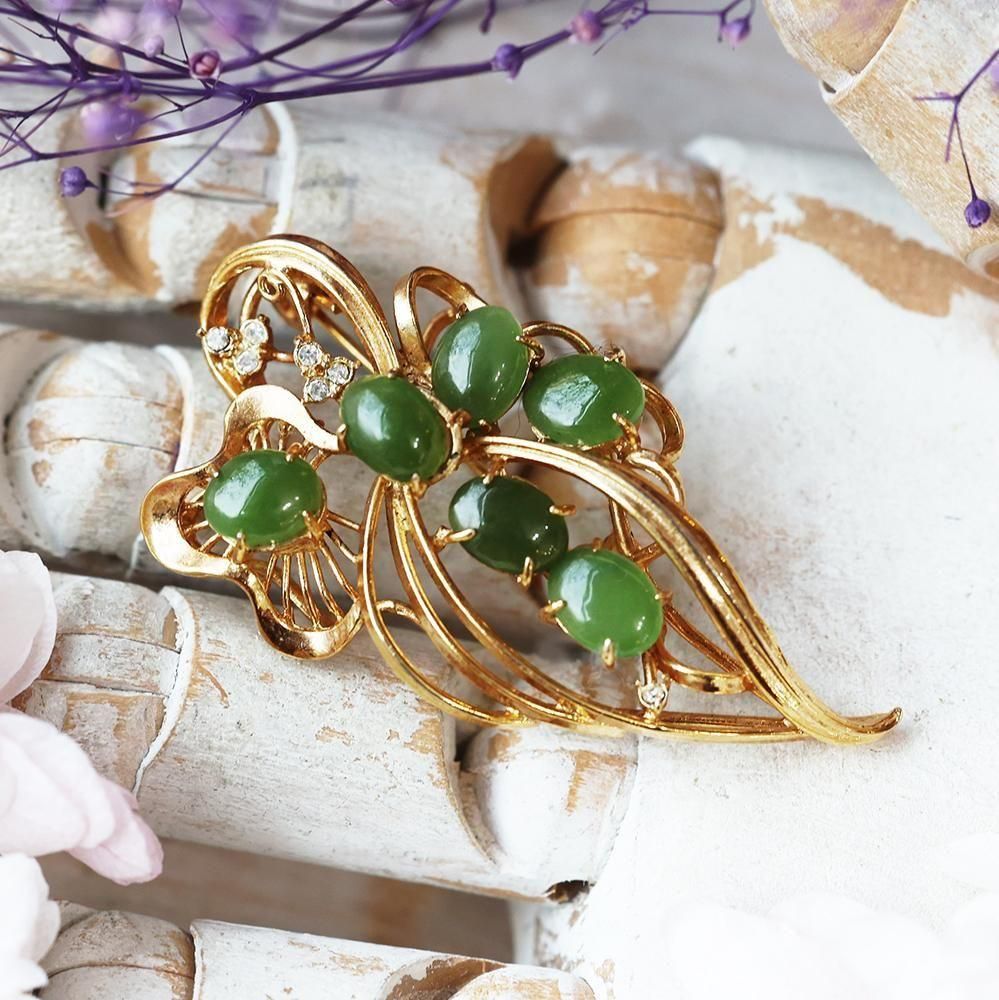 翡翠のブローチ - 海福雑貨通販部