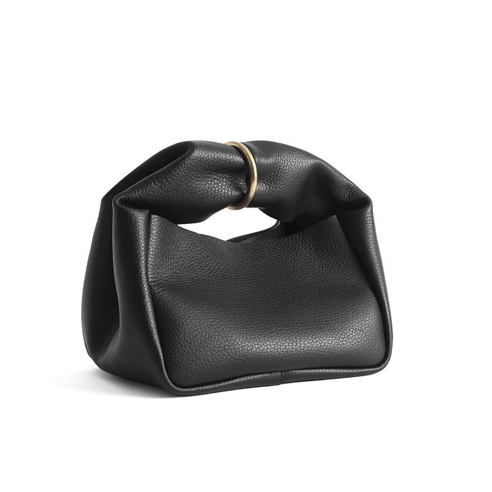 MARROW (マロウ) / MA-AC5301 /CUBE RING MUFF ハンド バッグ - BLACK