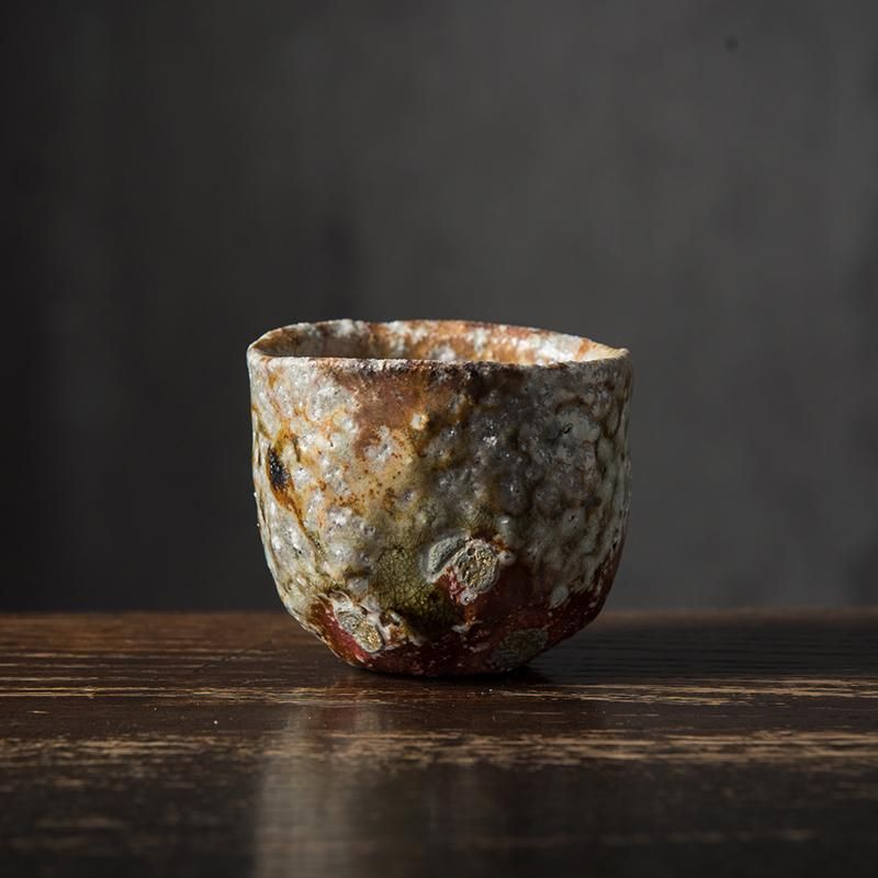 信楽灰被 ぐい呑 - オンラインショップ「ギャラリー陶ほうざん」