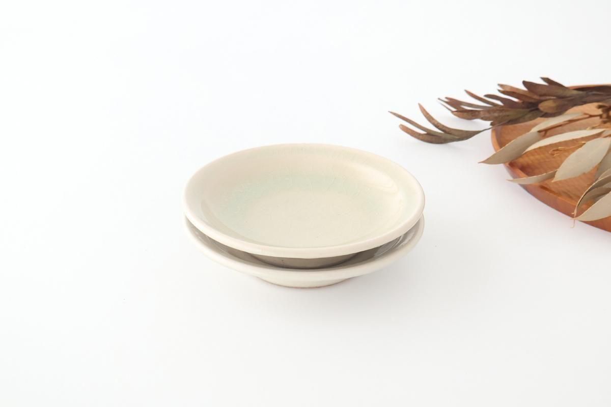 5寸縁付平皿（浅）｜灰｜陶器｜高橋あい｜和食器通販｜うちる｜和食器