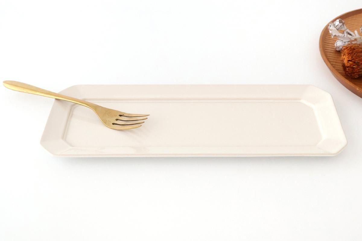 長八角プレート｜白｜陶器｜光泉窯｜萬古焼｜和食器通販｜うちる｜和