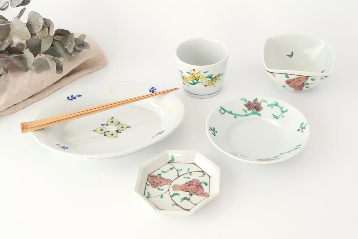 4.5寸深皿｜色絵唐草｜磁器｜高原真由美｜九谷焼｜和食器通販｜うちる