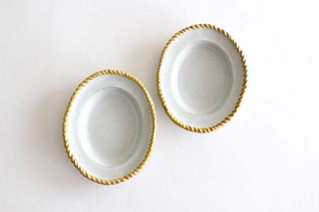 frame｜楕円プレート｜小｜陶器｜sen｜波佐見焼｜和食器通販｜うちる