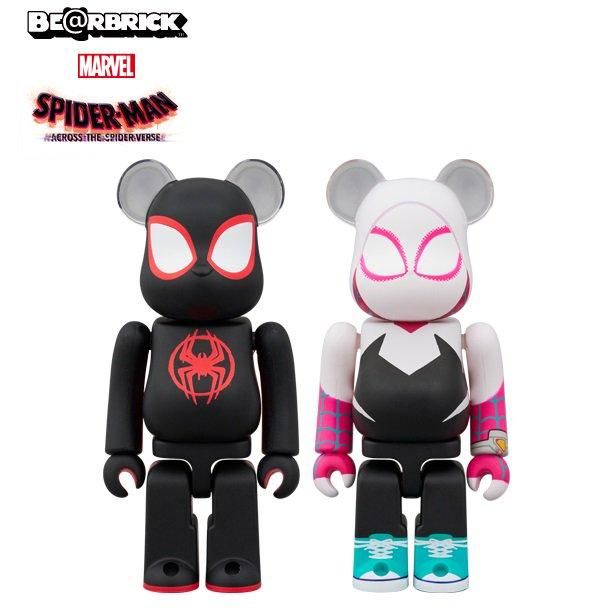 BE@RBRICK SPIDER-MAN(Miles Morales) & SPIDER-GWEN 2PCS SET - ベア