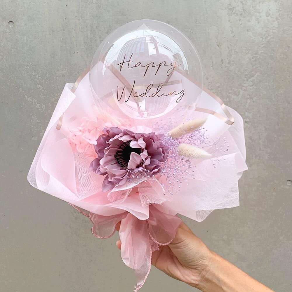 melrose Mini Bouquet - Flower Balloon Bouquet - メルローズフラワー