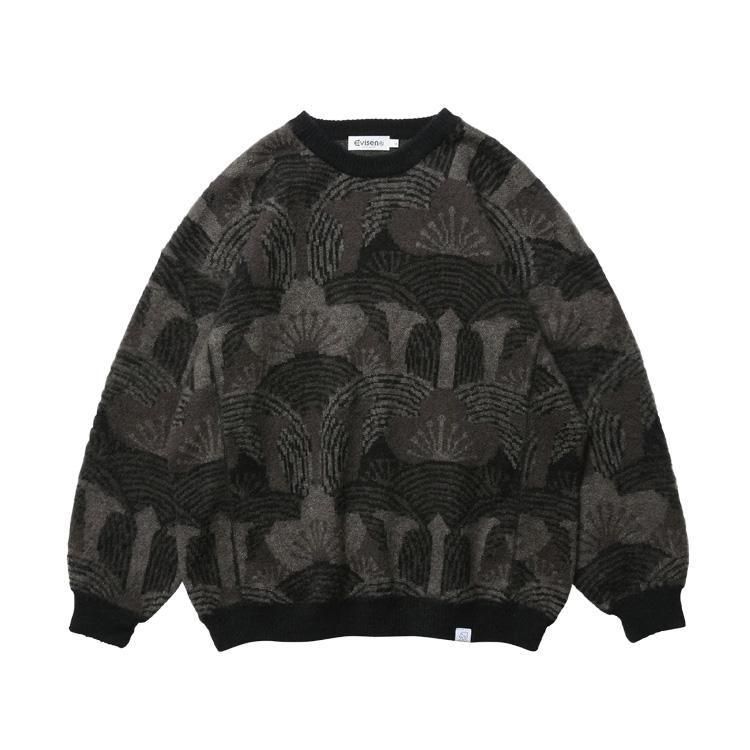 Evisen Skateboards ゑ（エビセン）KABUTO MOHAIR CREW KNIT - birnest