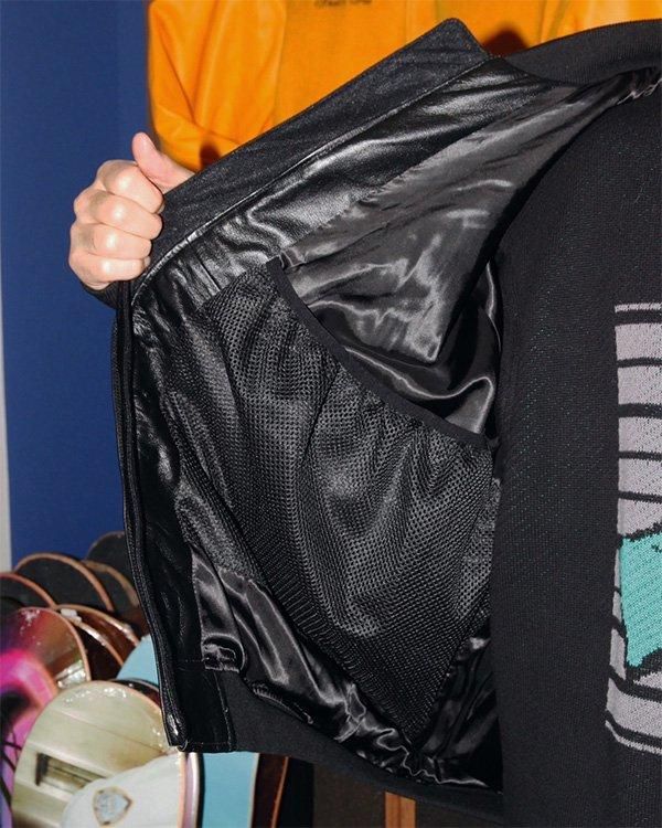 TIGHTBOOTH / TBKB LEATHER MA-1 DOWN JKT