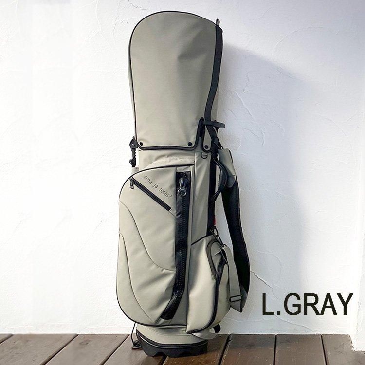 Lahella golf】Big zipperキャディバッグ