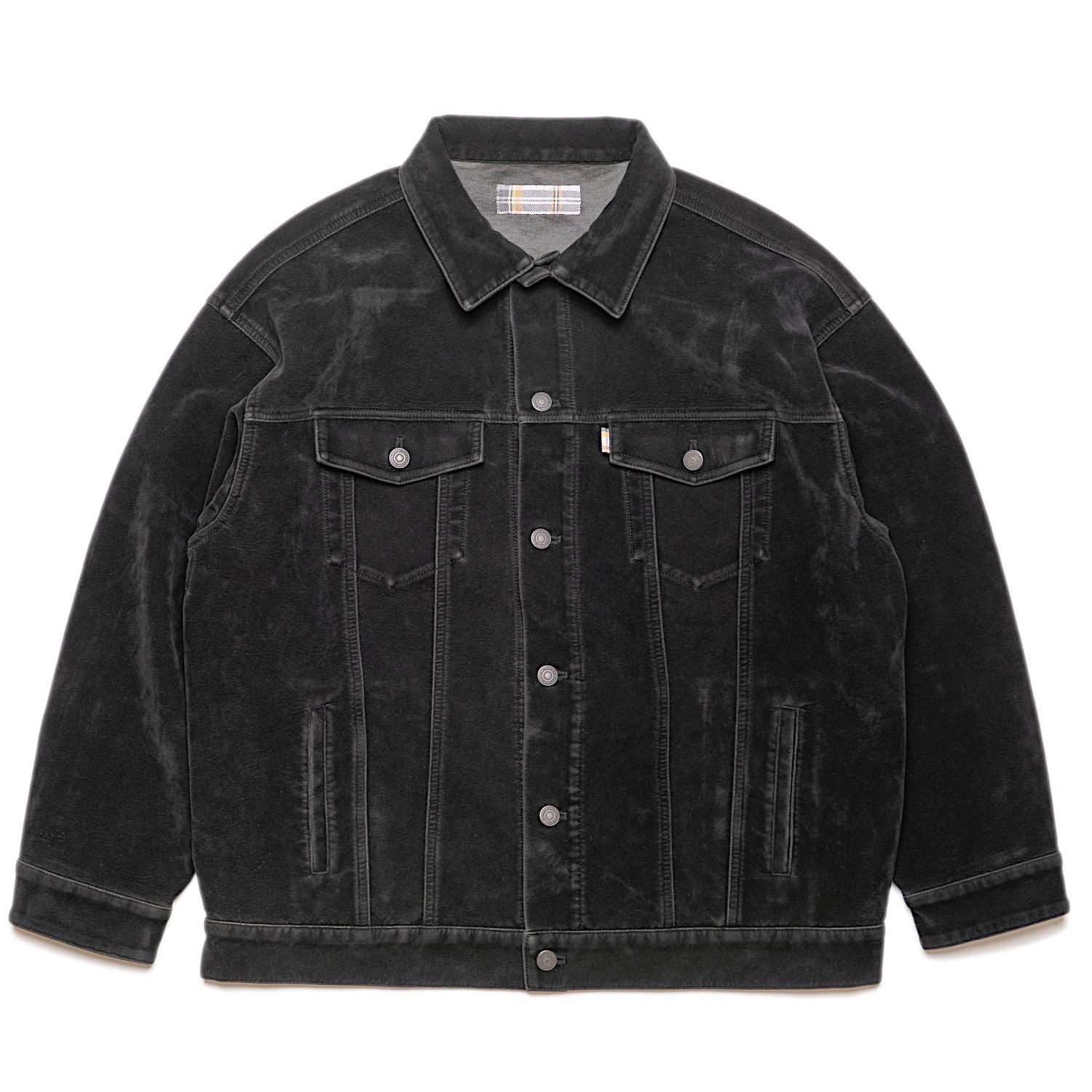 JACKSON MATISSE Suede Trucker JKT Black