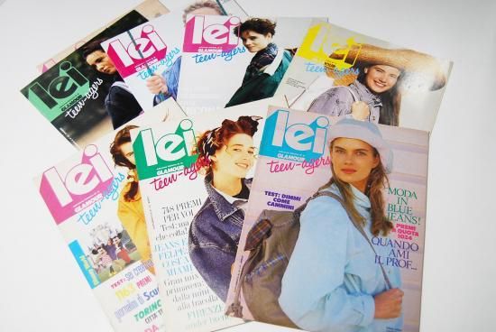 LEI edizione italiana di GLAMOUR 1987-1989 28 volume set イタリア
