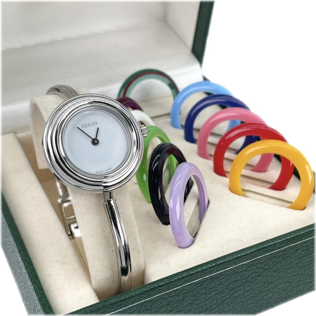 GUCCI チェンジベゼル ウォッチ | シルバー - LAYER VINTAGE