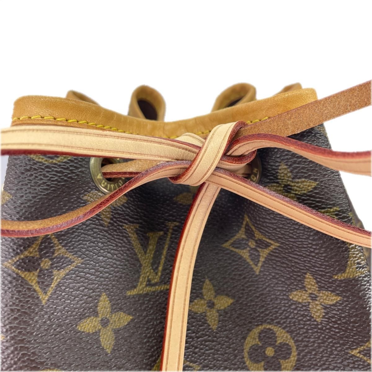 LOUIS VUITTON ルイヴィトン モノグラム ノエ ショルダーバッグ 紐交換