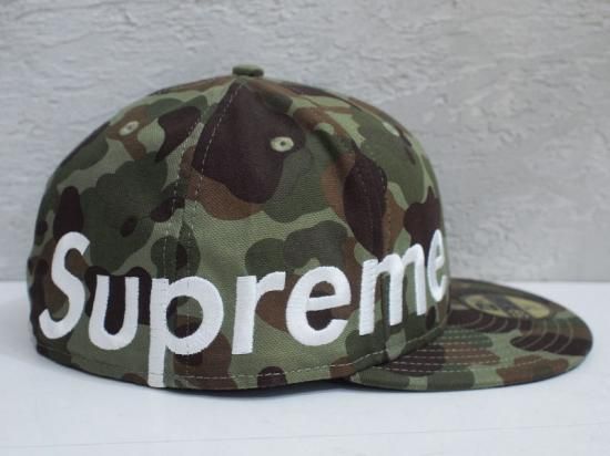 Supreme 'Camo Side Logo New Era'サイドロゴ ニューエラキャップ