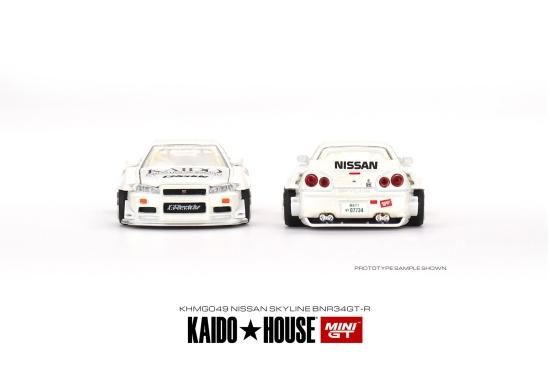KAIDO☆HOUSE x MINI GT 1/64 Nissan Skyline GT-R (R34) Kaido Works