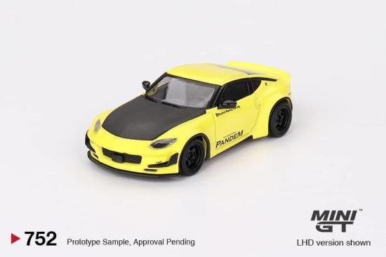 MINI GT 1/64 日産 Nissan Z Pandem Ikazuchi Yellow パンデム