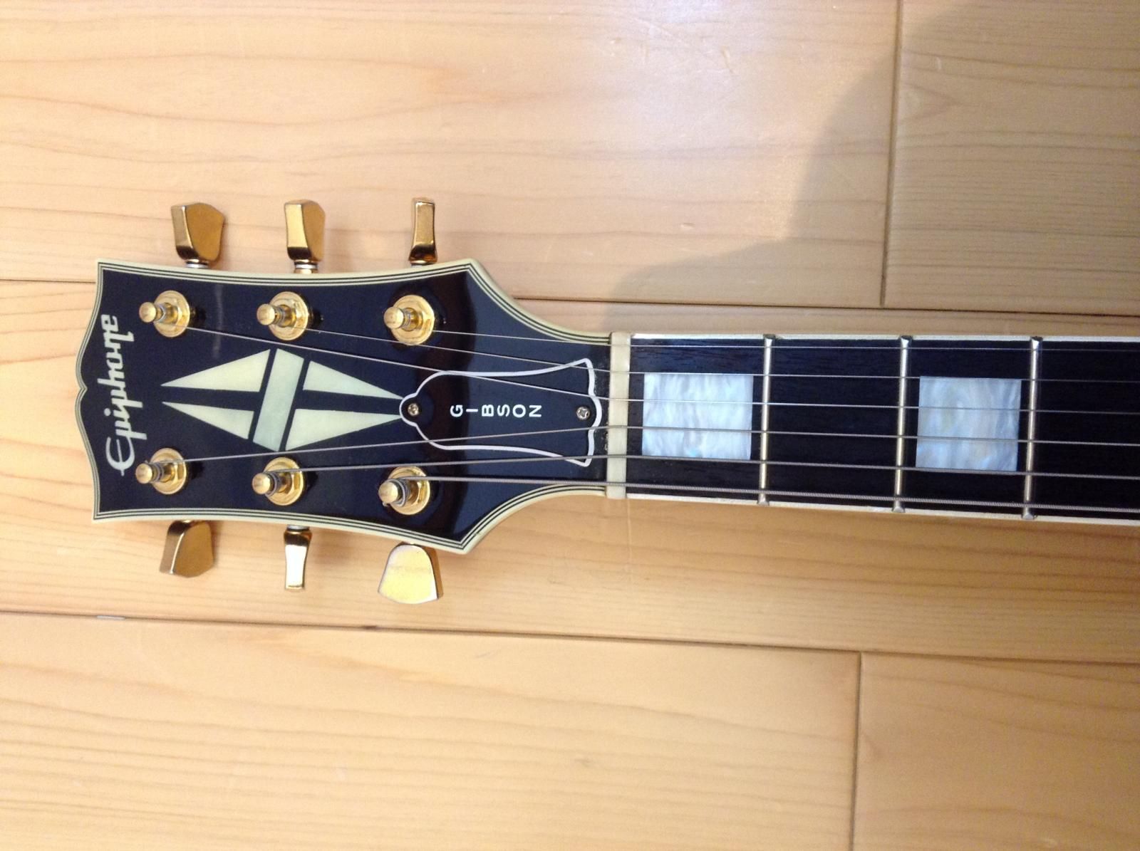 Epiphone/ｴﾋﾟﾌｫﾝ Les Paul Custom 日本製ｷﾞﾌﾞｿﾝﾍｯﾄﾞ 黒 - C・I・K