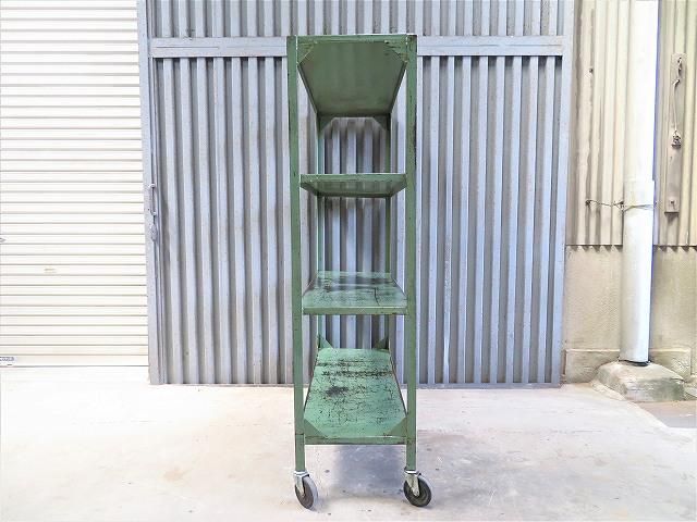 ヴィンテージ インダストリアル アイアン 4段ラック/ワゴン①