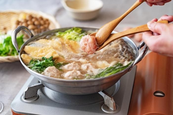 なんこつ入鶏つみれ鍋 | 大畠精肉店 - meat shop OOHATA 北海道大畠精肉店