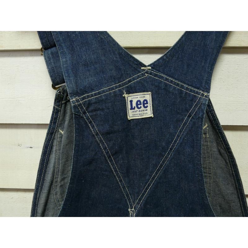 50's VINTAGE ヴィンテージ Lee JELT DENIM オーバーオール（91-SB