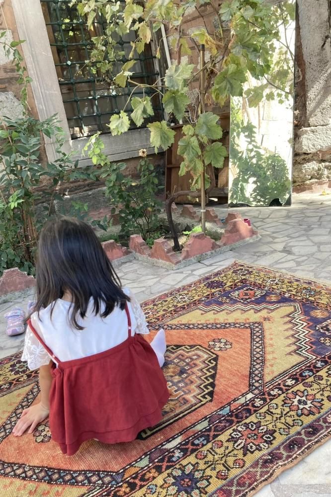 トルコ絨毯 150㎝×68㎝ おまけ付き トルコ絨毯 150㎝×68㎝ おまけ付き