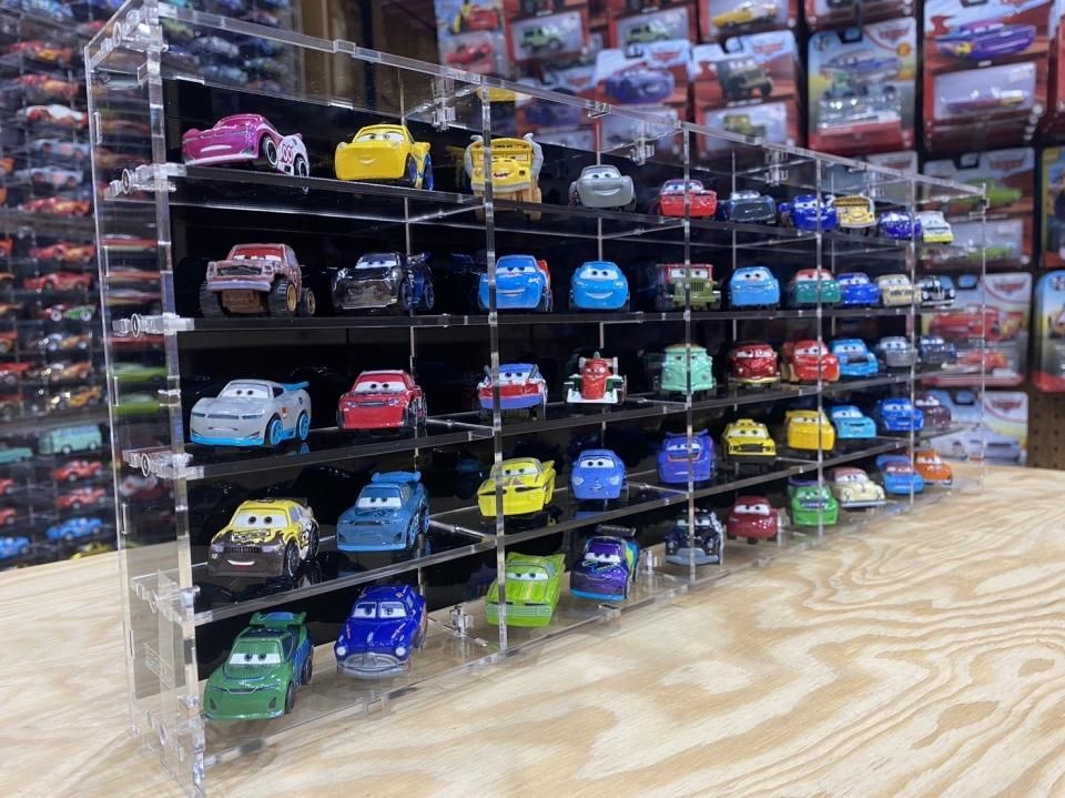 ミニミニカーズ 50台収納可能 (マテルカーズ25台)フルアクリルケース