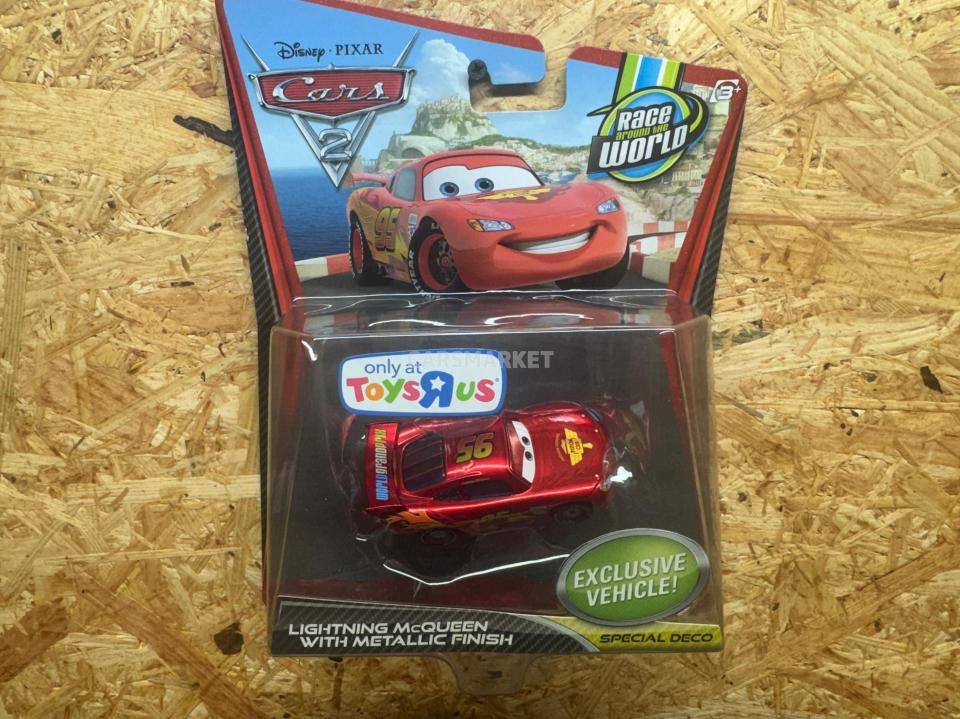 LIGHTNING MCQUEAEN WITH METALLIC FINISH TOYSRUS 限定赤メタリック
