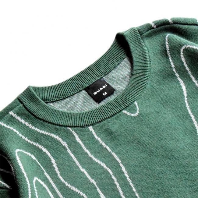 QUASI TOPO SWEATER / FOREST (クアジ クルーネックスセーター