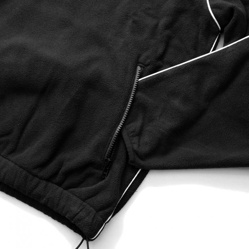 GRAND COLLECTION X UMBRO MICRO FLEECE QUARTER ZIP JACKET / BLACK