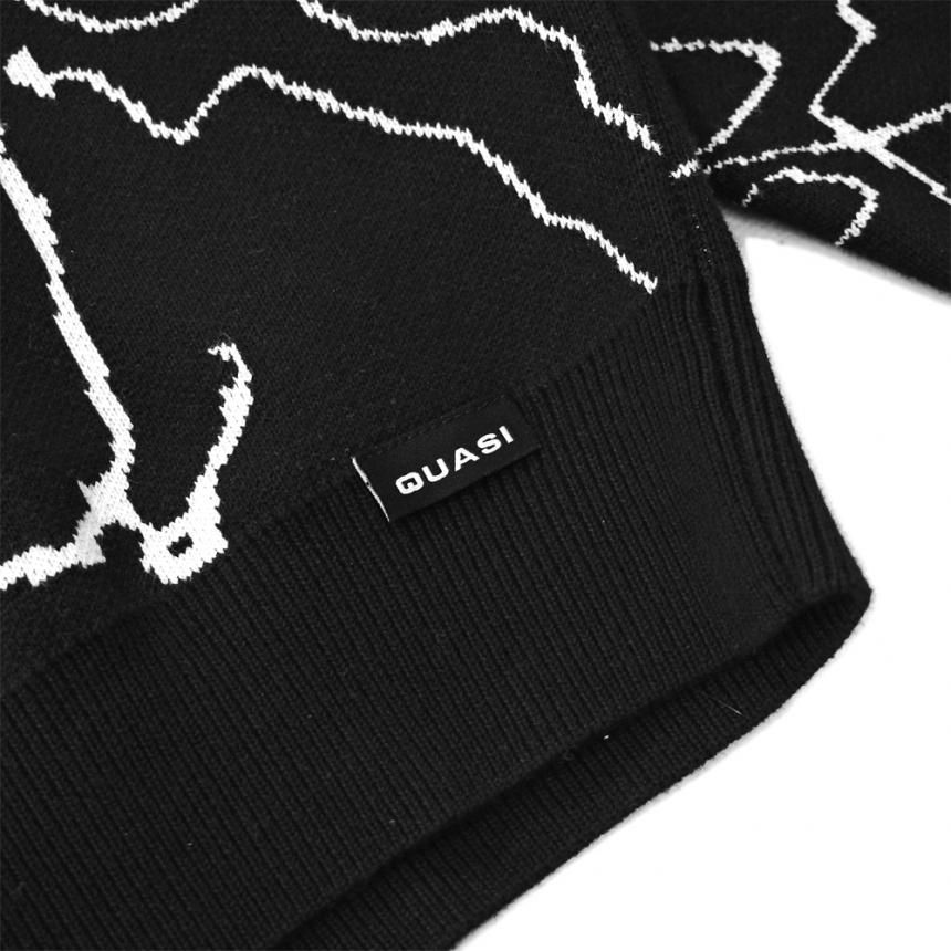 QUASI PROXY SWEATER / BLACK (クアジ ニットセーター) - HORRIBLE'S