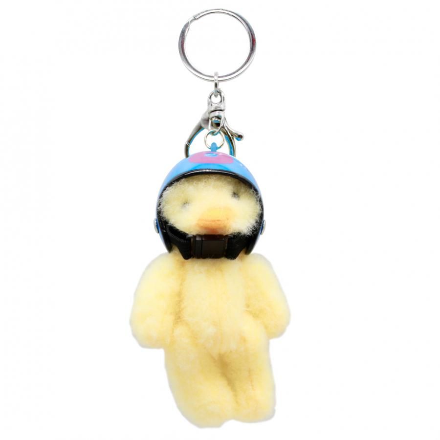 ヘルメットふわふわひよこ豆太郎 (時々かめさん) ガチャ キーホルダー