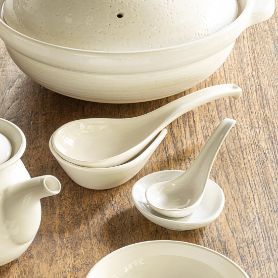 小レンゲ/皿付 - 伊賀焼窯元 長谷園 公式通販