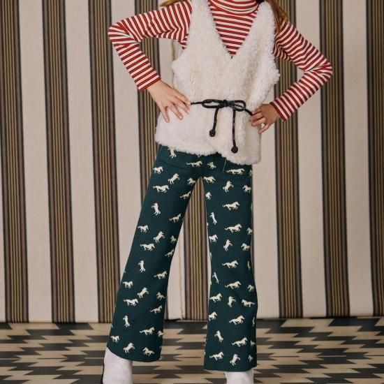 ☆MISHA & PUFF Izzy Pants (camp green wild horse) - SEN_TO_SENCE