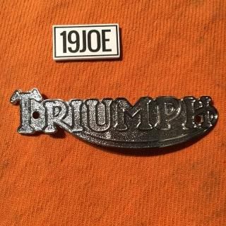 Triumphタンクバッジ | 38-56年 - トライアンフ 旧車 修理・リペア