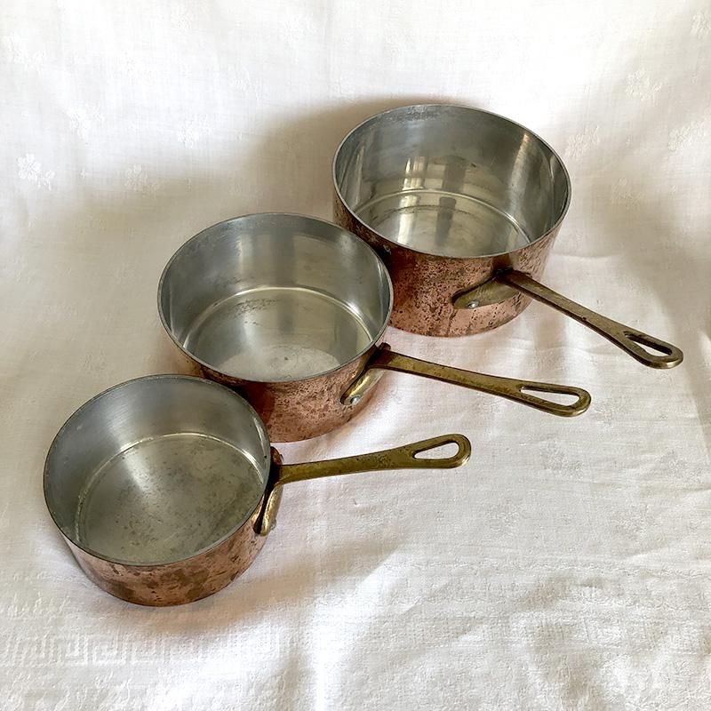 フランス 本格派 銅片手鍋