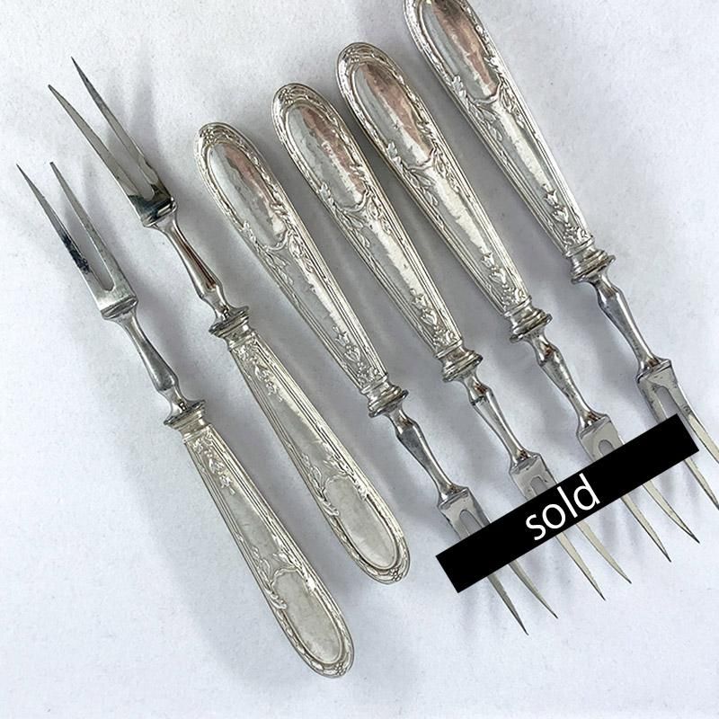 先端欠けあり ハンドメイド・金属加工素材に シルバーフォーク