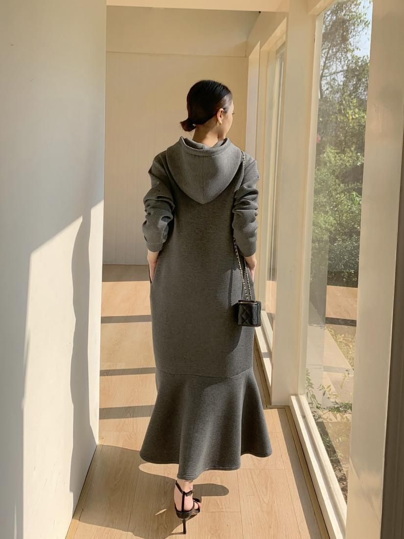 HOODIE LONG MERMAID DRESS - BIRTHDAY BASH