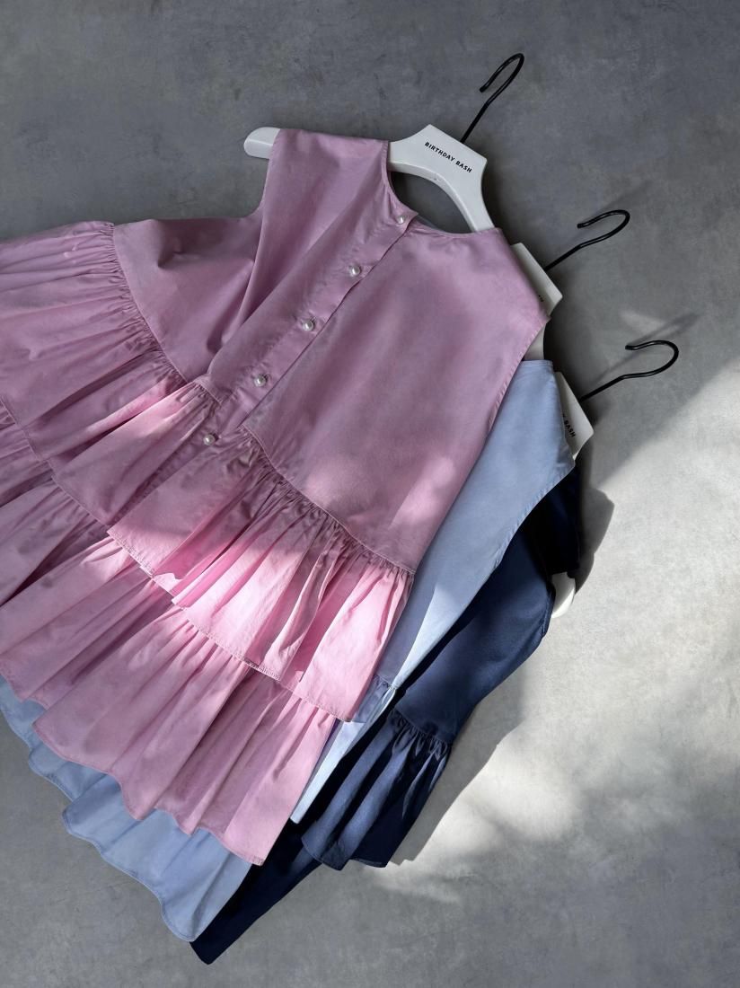 TRIPLE FRILL PEARL TOPS - BIRTHDAY BASH